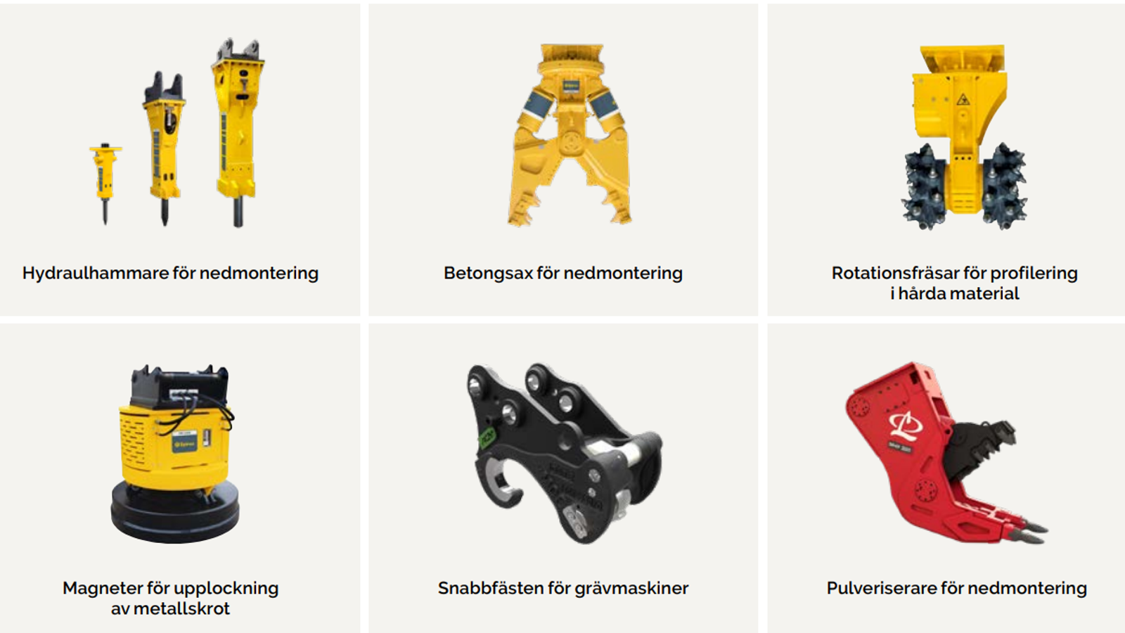 Produkter Infrastruktur