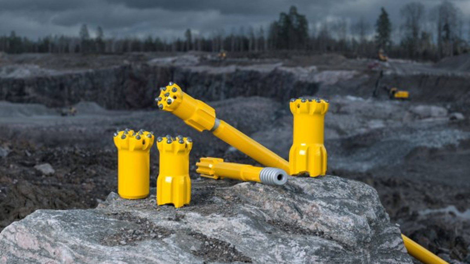 Rock Drilling Tools On Rock